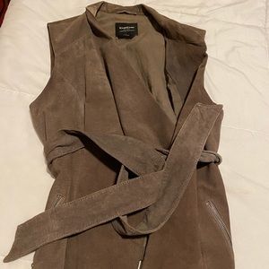 BEBE suede vest